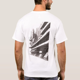 T-shirt Sci-Fi que atravessa o Universo 03 F