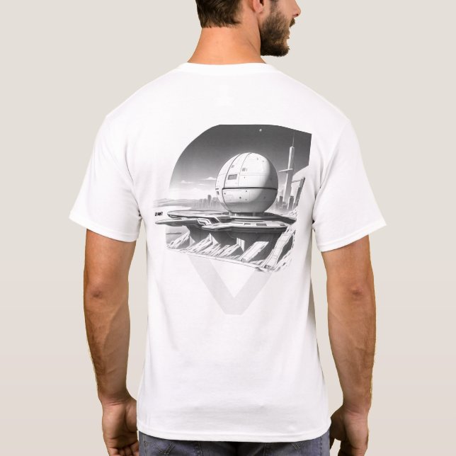 T-shirt Sci-Fi que atravessa o Universo 03 J Back (Verso)