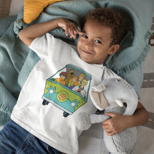 T-shirt Scooby-Doo & a máquina do mistério do grupo