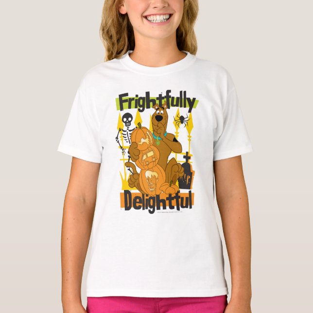 T-shirt Scooby-Doo Assustadoramente Delicioso (Frente)