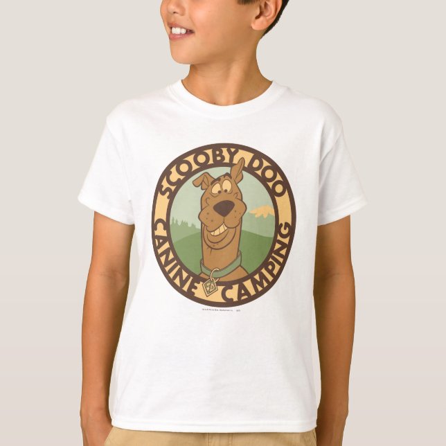 T-shirt Scooby-Doo "Canine Camping" (Frente)