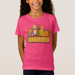 T-shirt Scooby-Doo "Groovy Gang" - Gráfico de desenho an