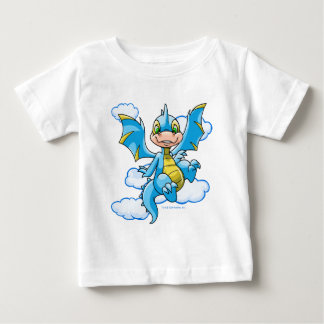T-shirt Scorchio azul com sua cabeça nas nuvens
