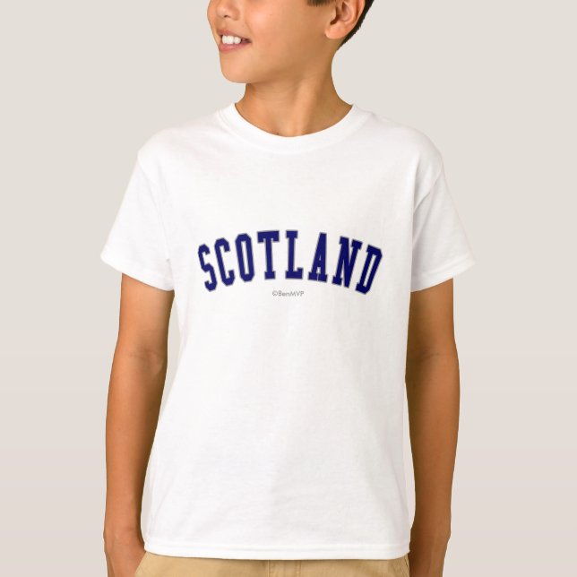 T-shirt Scotland (Frente)
