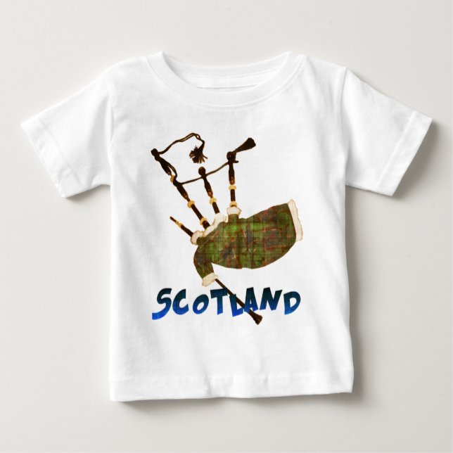 T-shirt Scotland Bagpipe (Frente)