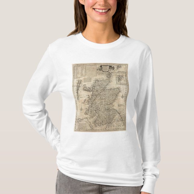 T-shirt Scotland e norte Grâ Bretanha (Frente)