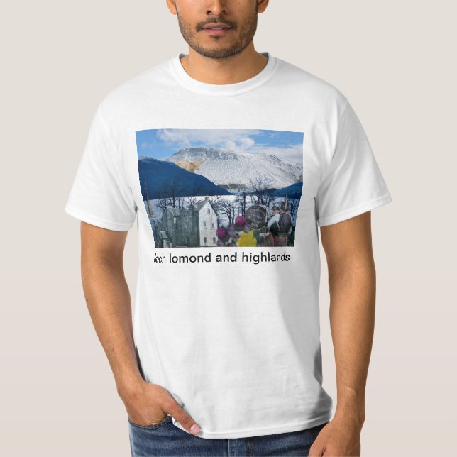 T-SHIRT SCOTLAND LOCH LOMOND (Frente)