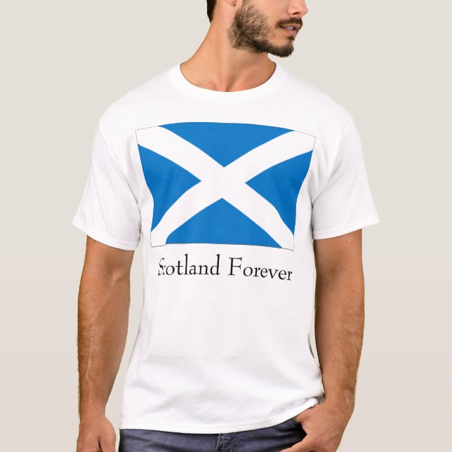 T-shirt Scotland para sempre (Frente)