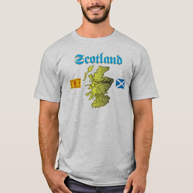 T-shirt Scotland para sempre (Frente)