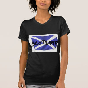 T-shirt Scotland Wavy Flag