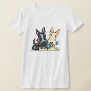 T-shirt Scottie Gingham Cuties