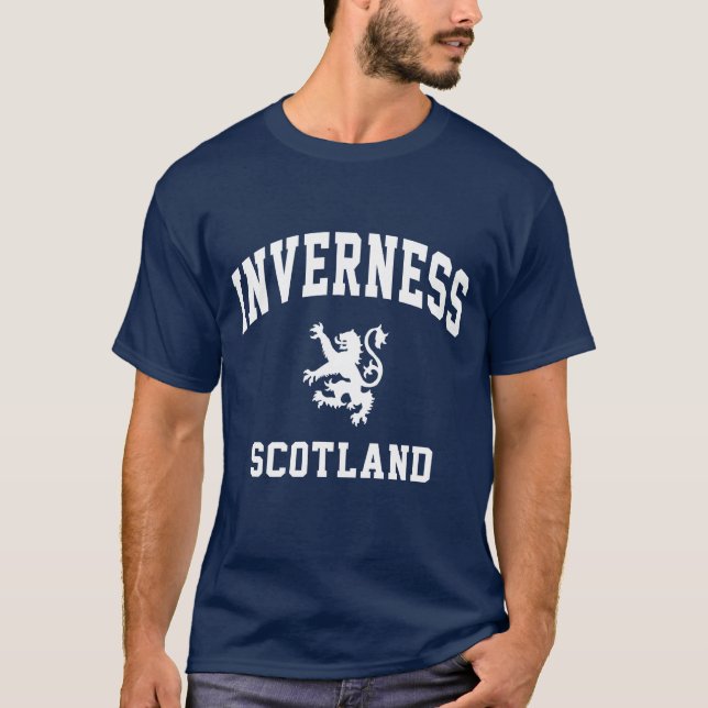 T-shirt Scottish de Inverness (Frente)