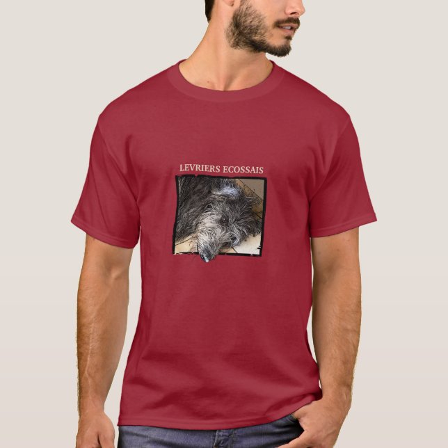 T-shirt Scottish Deerhoundsongeur (Frente)