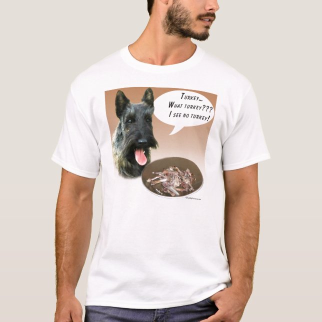 T-shirt Scottish Terrier Turquia (Frente)