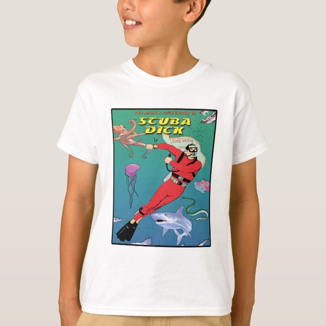 T-shirt Scuba Dick Kids (Frente)