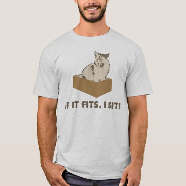 T-shirt Se Ajustado, Sento Gato (Frente)
