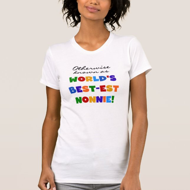 T-shirt Se não sabido como presentes do Melhor-est Nonnie (Frente)