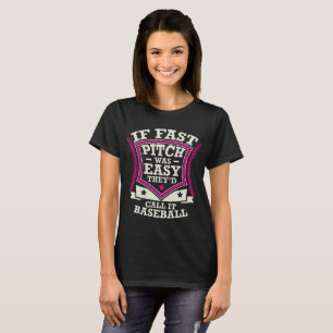 T-shirt Se o passo rápido era fácil chamá-lo-iam basebo