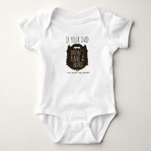 T-SHIRT SE SEU PAI NÃO TEM UM HIPSTER DAS MÃES DA BARBA