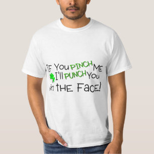 T-shirt Se você me comprime doente perfure-o na cara