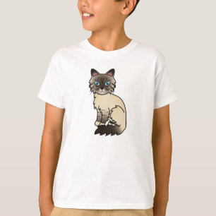 T-shirt Seal Point Tabby Birman / Ragdoll Cat