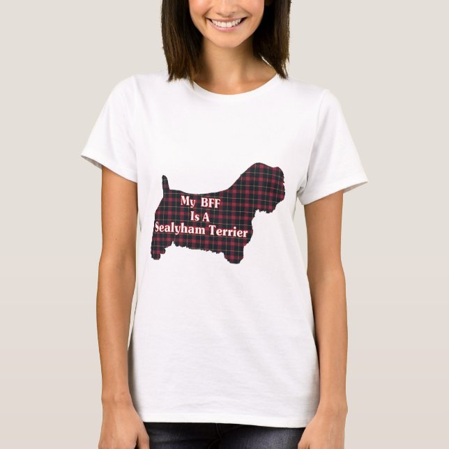 T-shirt Sealyham Terrier BFF Gifts (Frente)