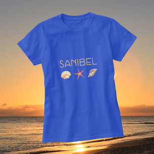 T-shirt Seashells de Florida da ilha de Sanibel