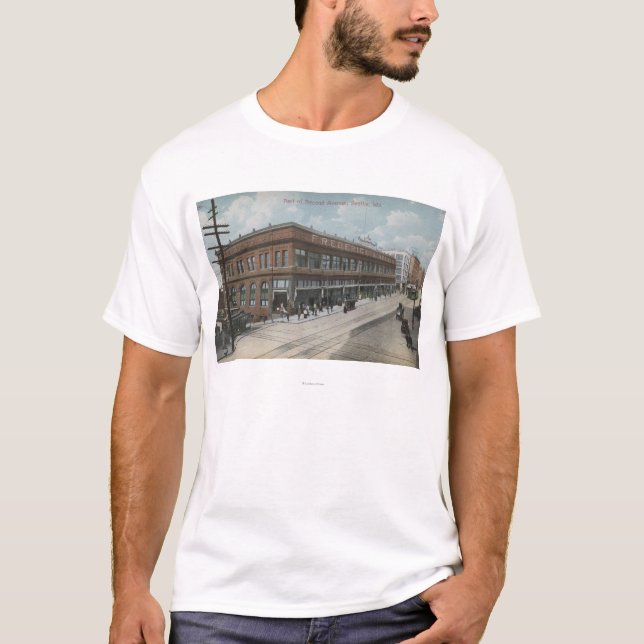 T-shirt Seattle, avenida Frederick e Nelson de WASecond (Frente)