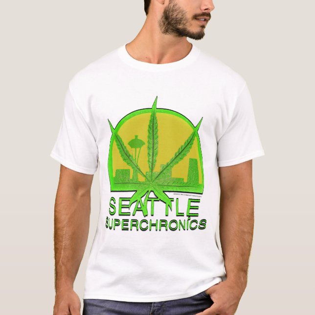 T-shirt Seattle Superchronics (Frente)
