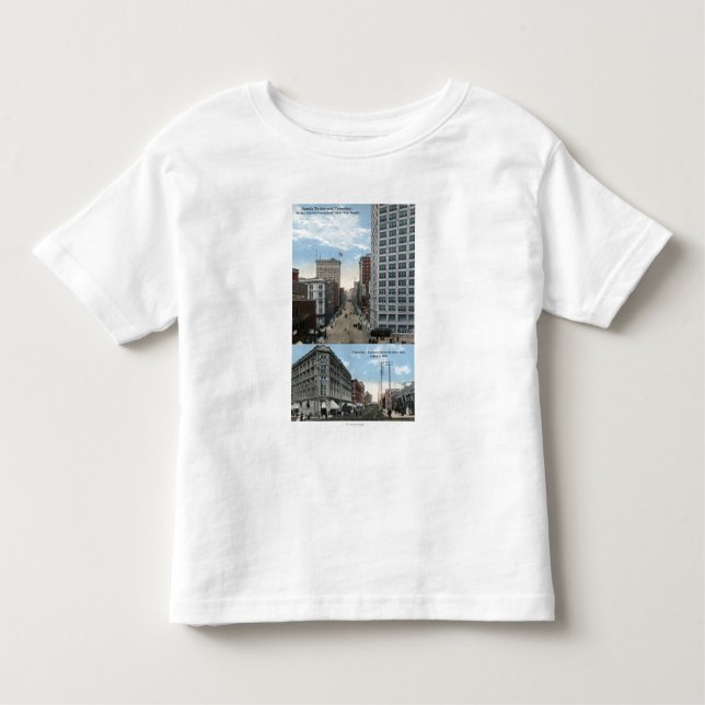 T-shirt Seattle, Washington - vista do ?a (Frente)