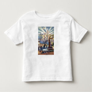 T-shirt Seattle, Washington - vista do centro