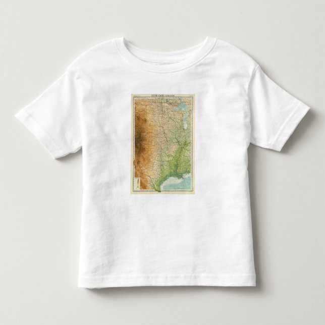 T-shirt Seção da central dos Estados Unidos (Frente)