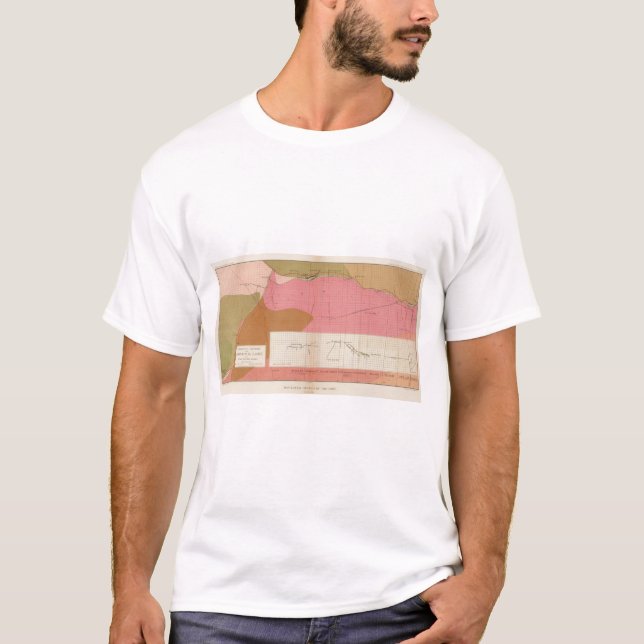 T-shirt Seção horizontal do filão de Comstock sul (Frente)