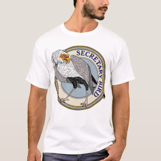 T-shirt Secretário pássaro ou Eagle de marcha) - M