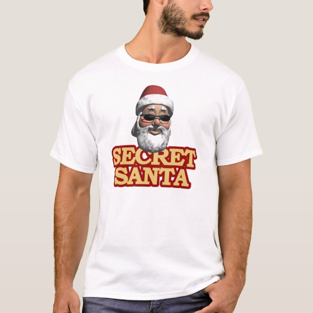 T-shirt secreto do papai noel (Frente)