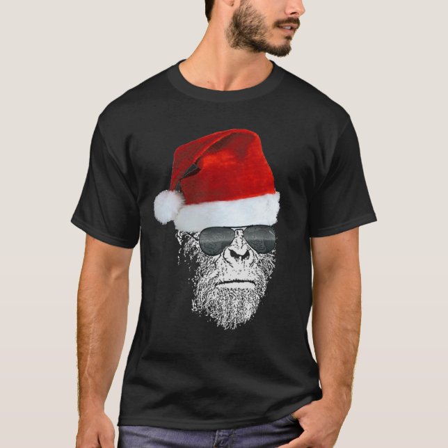 T-shirt secreto do papai noel de Sasquatch (Frente)
