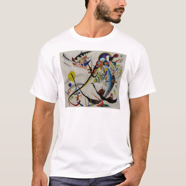 T-shirt Segmento Azul Kandinsky (Frente)