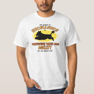 T-shirt Segredo português do cão de água da agilidade