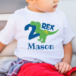 T-Shirt segundo aniversário de Menino Personalizad