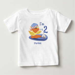 T-Shirt segundo aniversário Ducky Boy