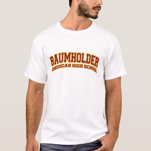 T-shirt Segundo grau do americano de Baumholder (Frente)