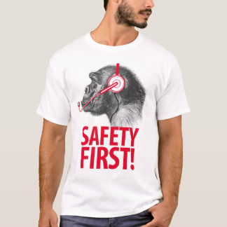 T-shirt Segurança em primeiro lugar!