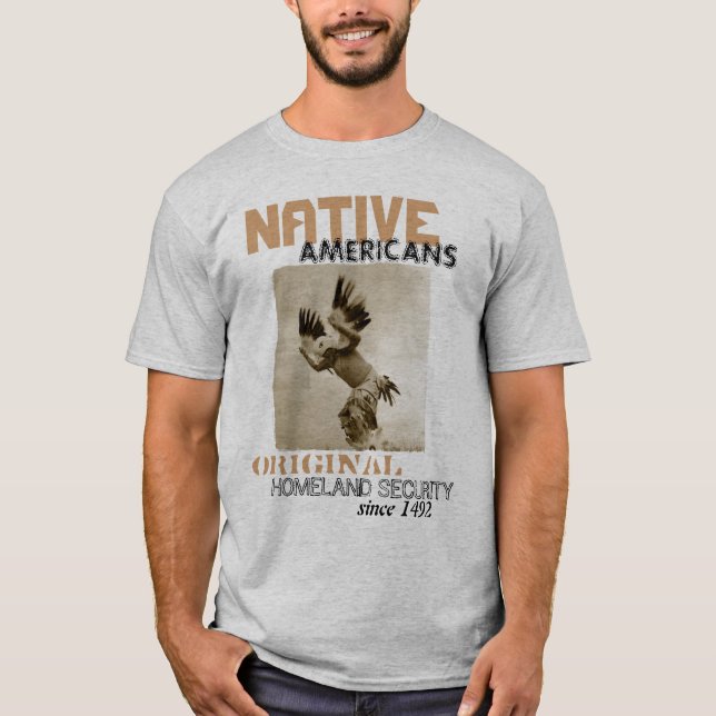 T-shirt Segurança interna nativa (Frente)