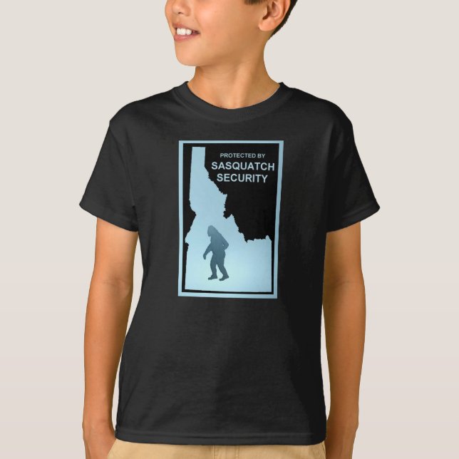 T-shirt Segurança Sasquatch - Idaho (Frente)