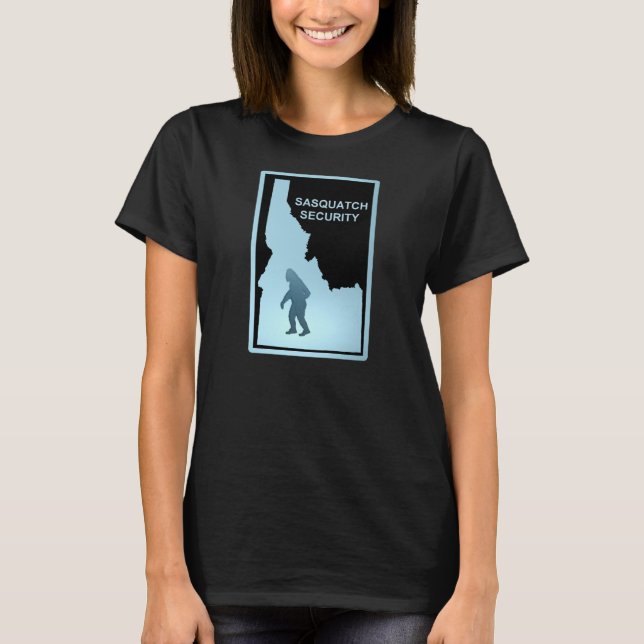 T-shirt Segurança Sasquatch - Idaho (Frente)