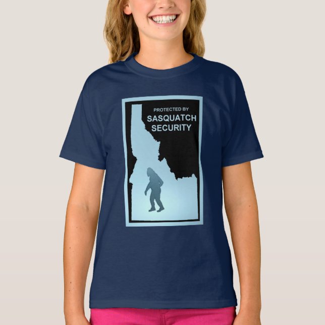 T-shirt Segurança Sasquatch - Idaho (Frente)