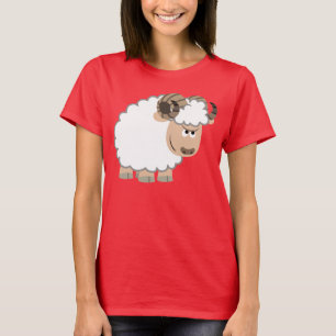 T-shirt seguro bonito das mulheres da ram dos