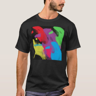 T-shirt seis lamas em seis cores