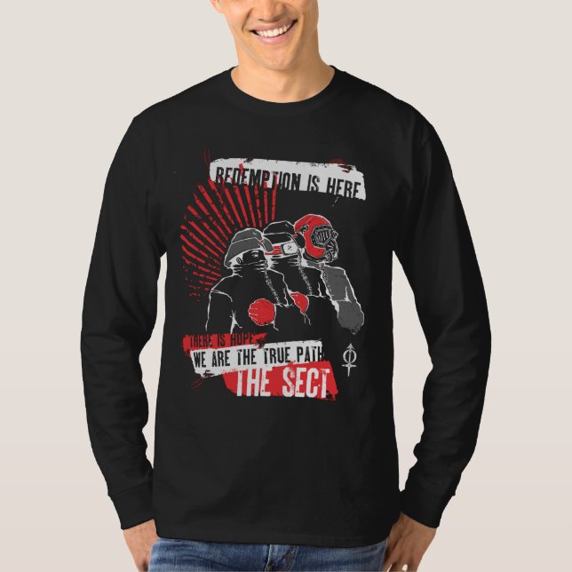 T-shirt SEITA ++ Capa longa da redenção (Frente)