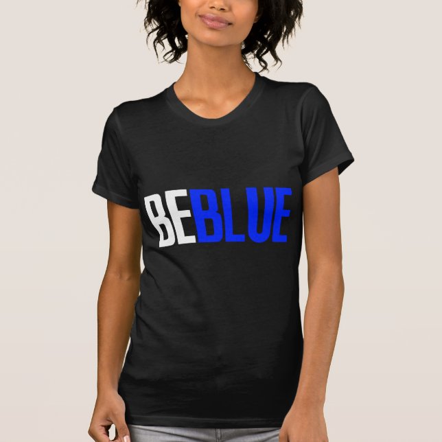 T-shirt Seja azul (Frente)
